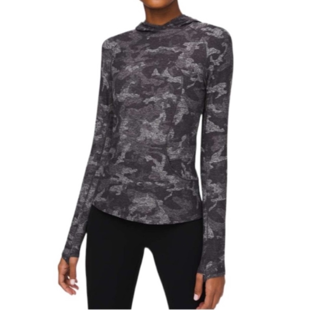 Lululemon On Repeat Rulu Incognito Hoodie - Gray Camo